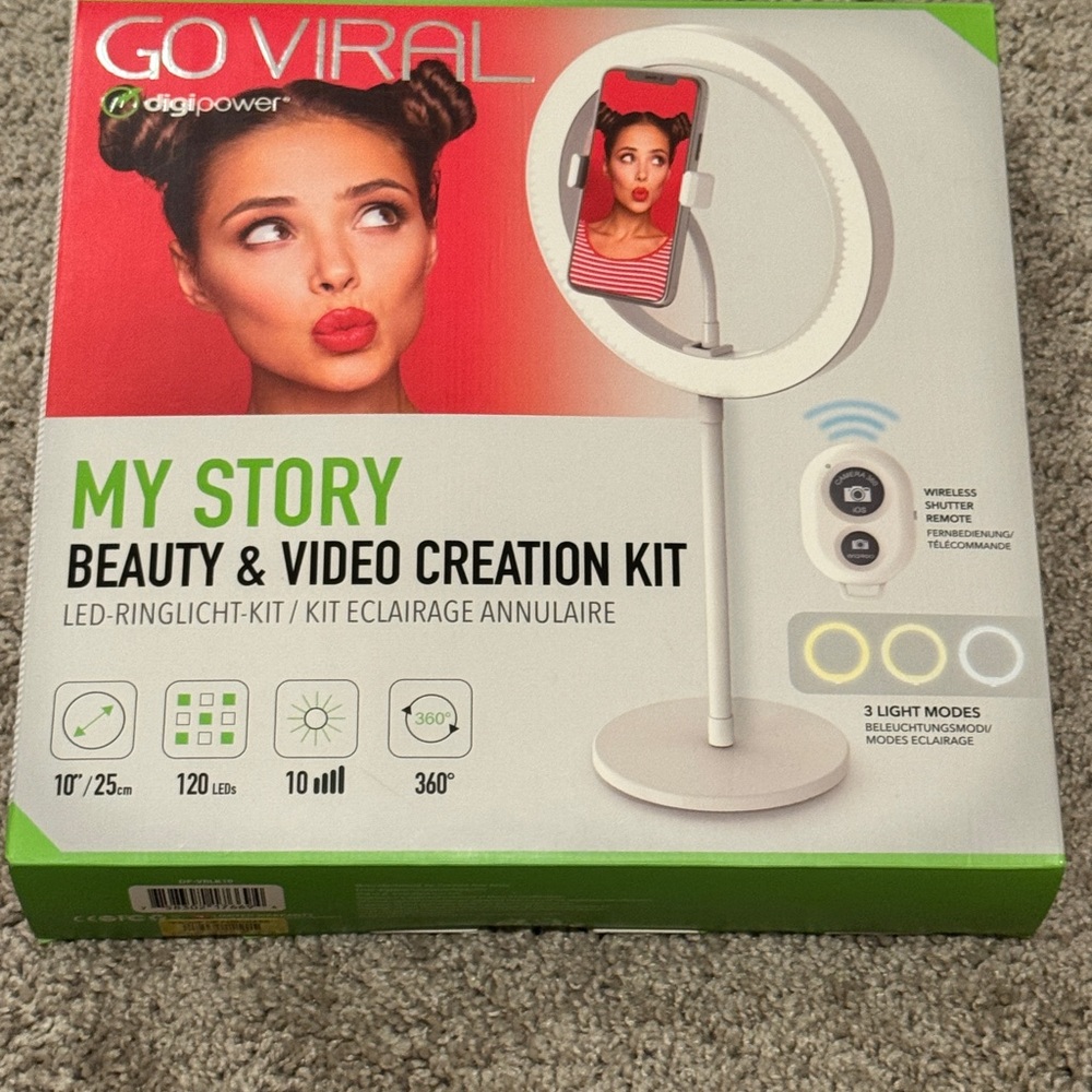 DigiPower Go Viral Beauty & Video Creation Kit